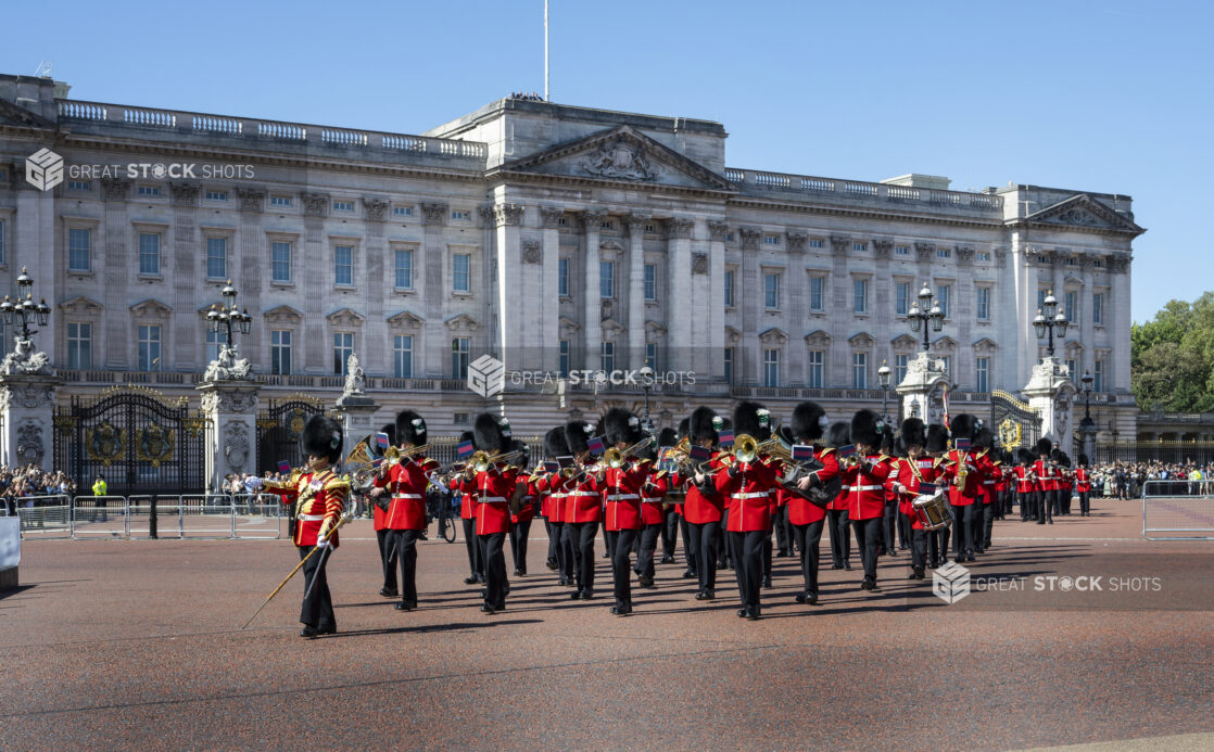 Changing of the guard at Buckingham Palace