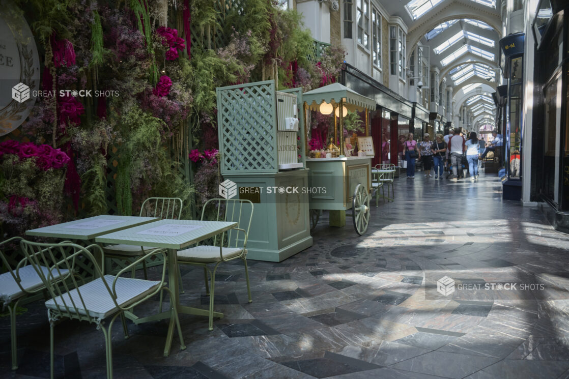 Flowers at Burlington Arcade