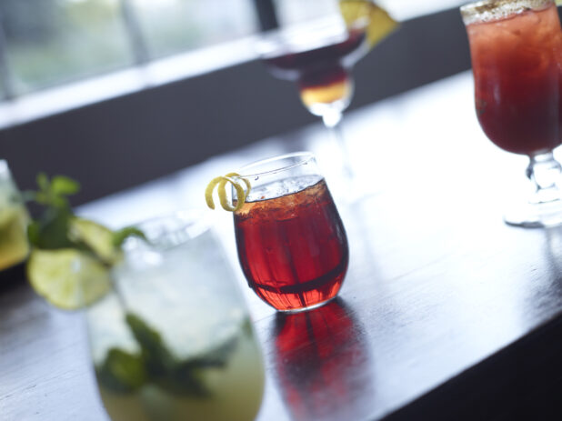 Assorted Cocktails on a Restaurant Table - Variation 3