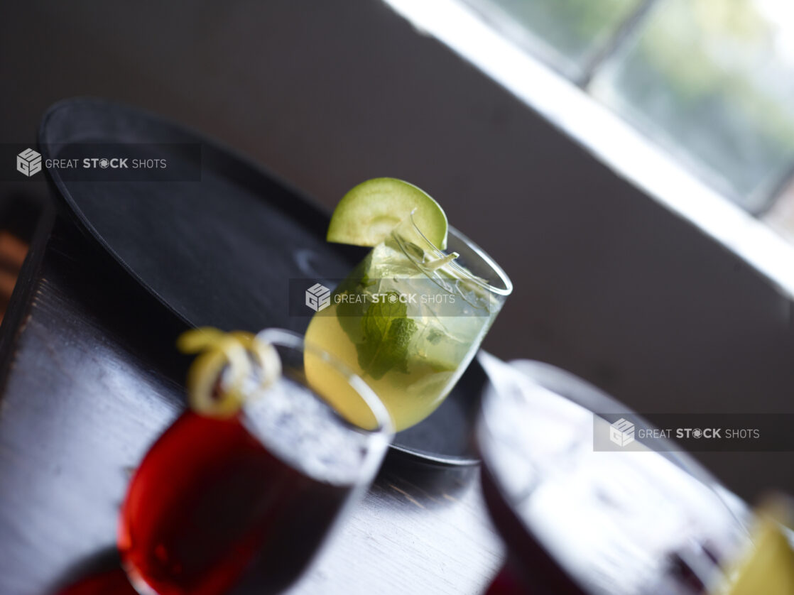 Assorted Cocktails on Restaurant Table - variation 2