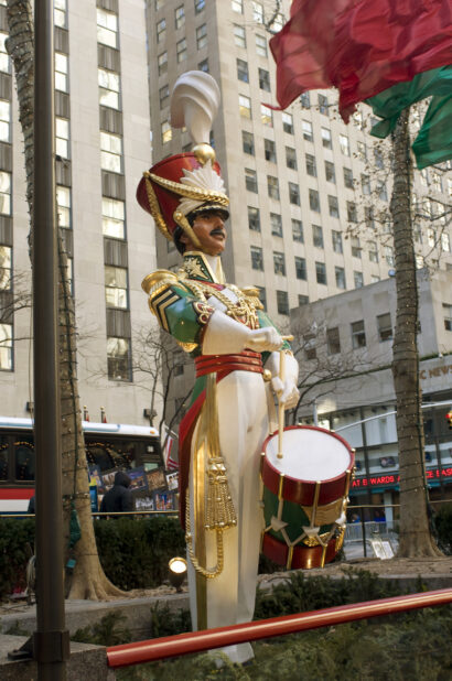 Christmas Figurine of a Giant Toy Solder Playing a Drum at Rockefeller Center in Manhattan, New York City - Variation