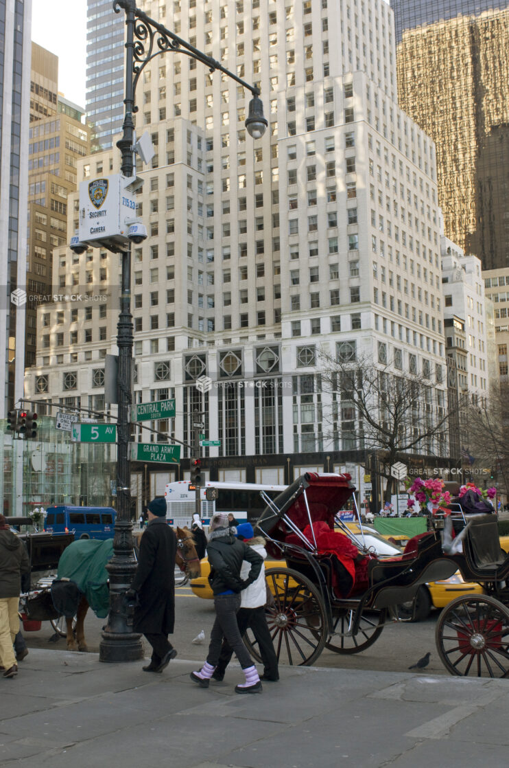 View of the Squibb Building / 745 Fifth Avenue From Central Park in Manhattan, New York City