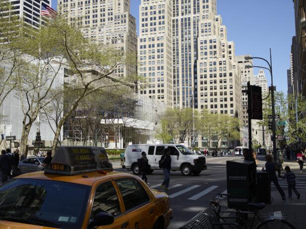 View Towards 500 Fifth Avenue Office Building in Manhattan, New York City