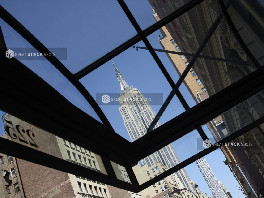 Street Level View up to the Empire State Building in Manhattan, New York City - Variation